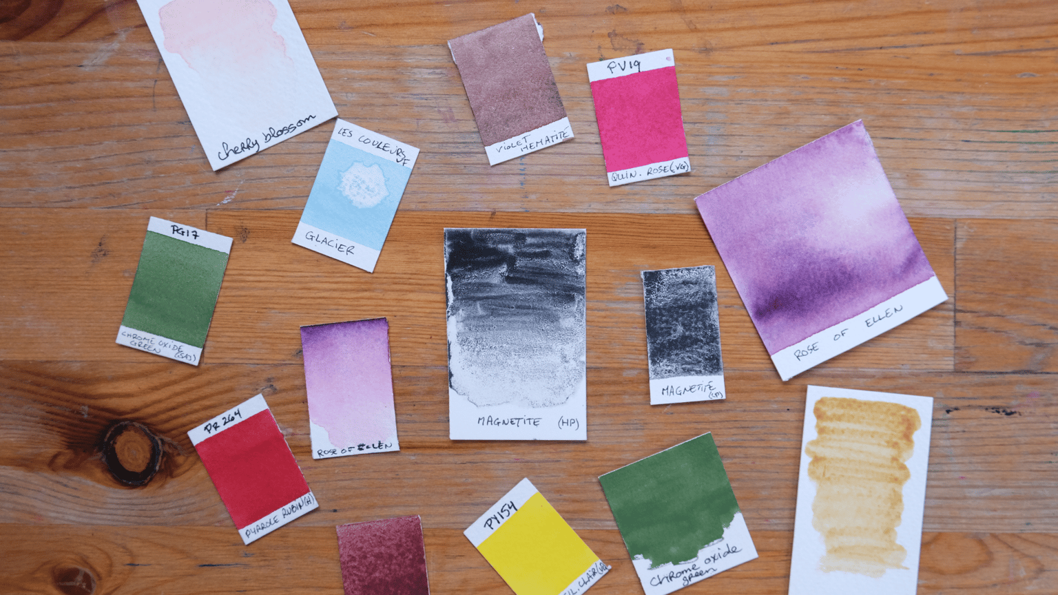 Colorful Watercolor Swatches - image 1 - student project
