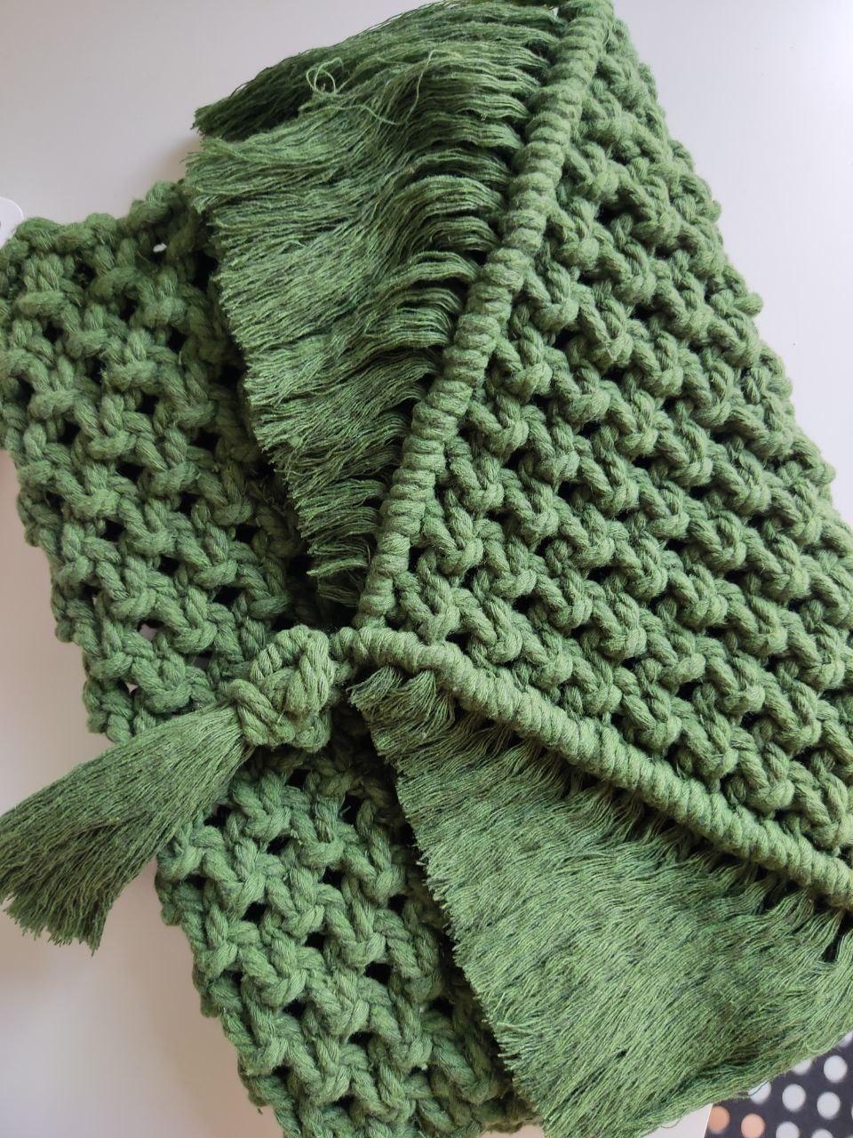 Green Macrame Bag - image 2 - student project