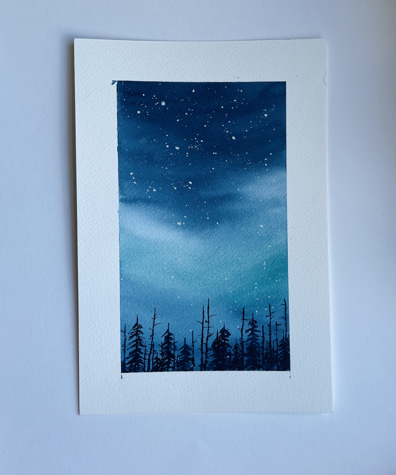Watercolour landscapes - image 1 - student project