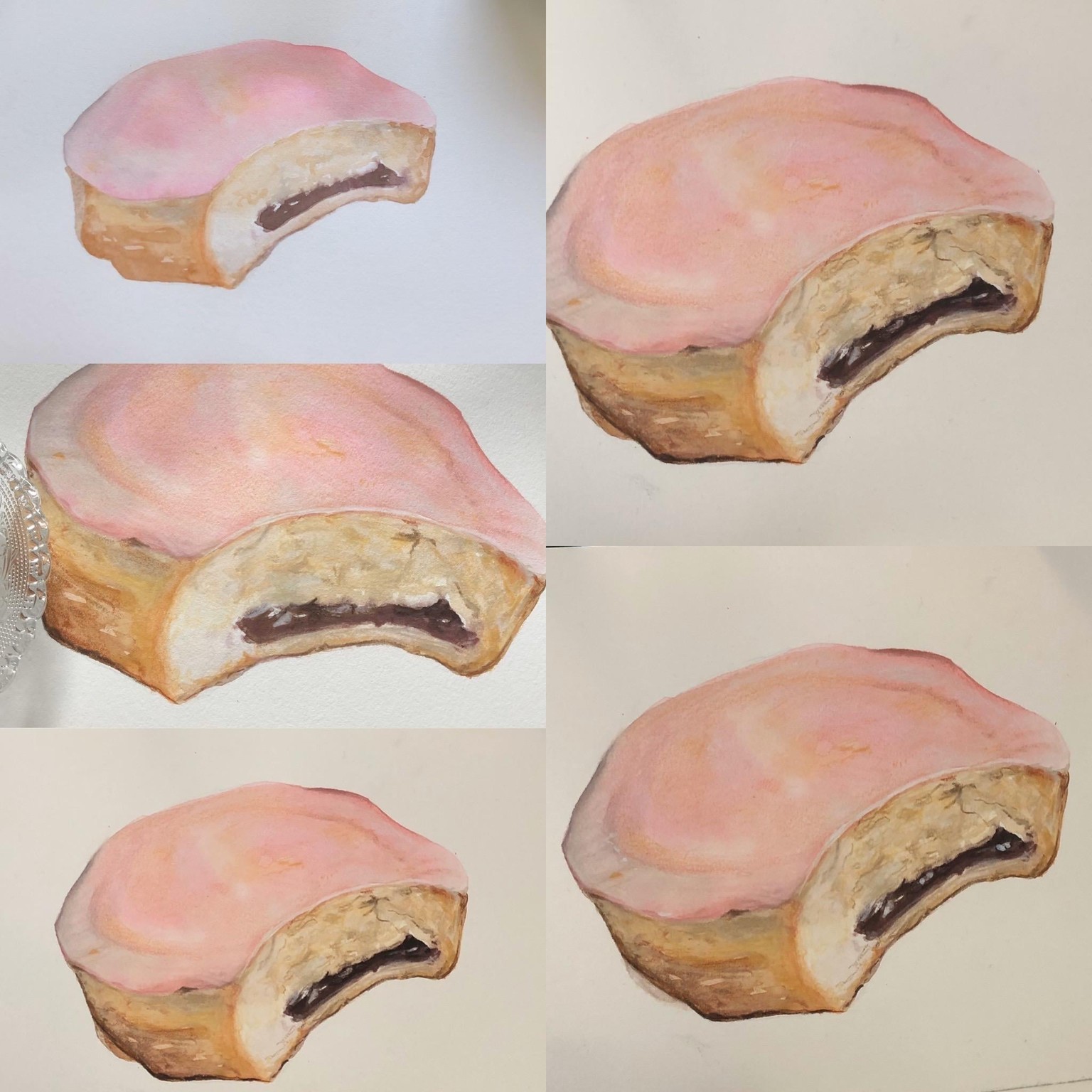 Cake with pink glazing - image 1 - student project