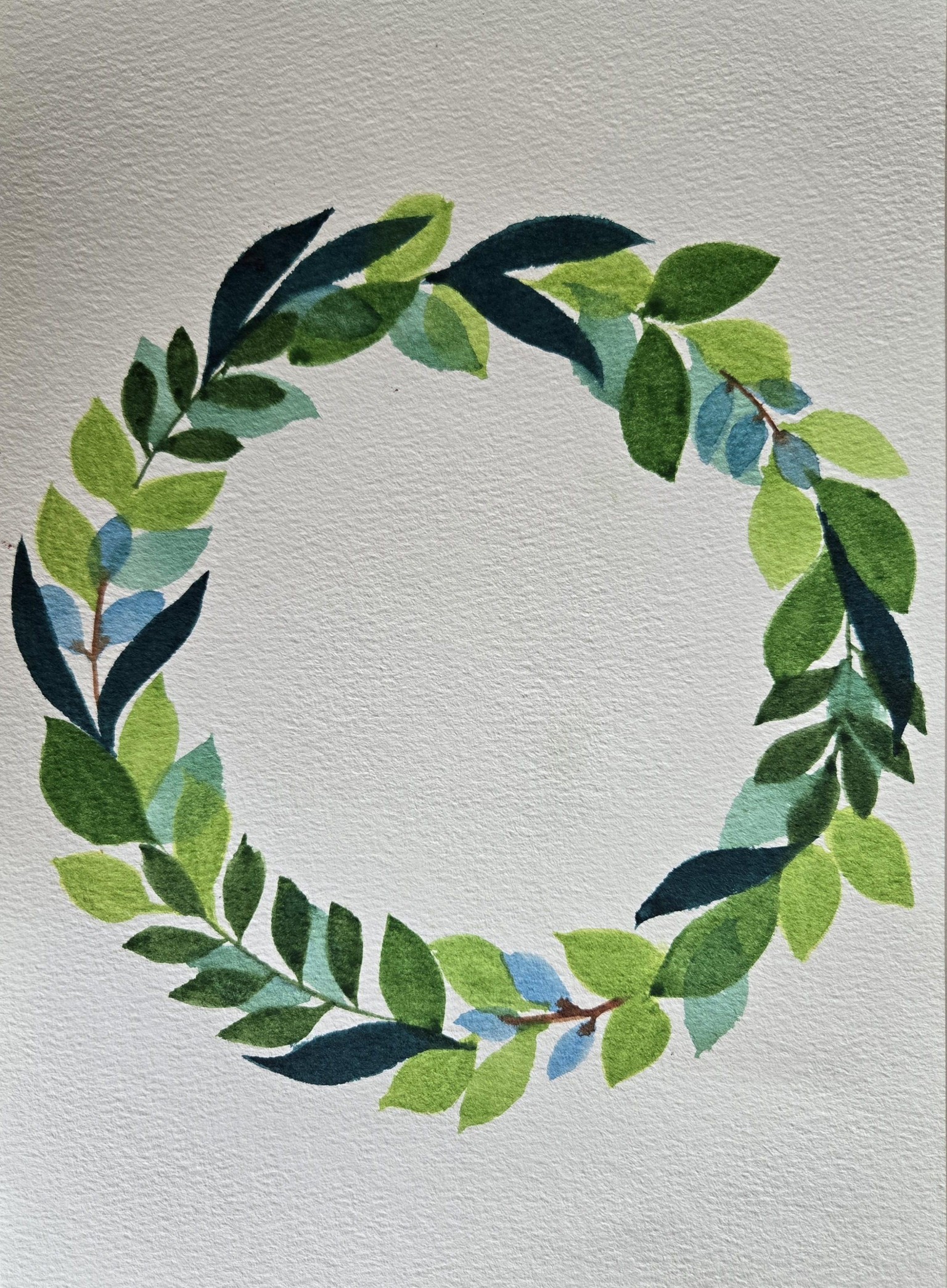 Leafy Wreath - image 2 - student project