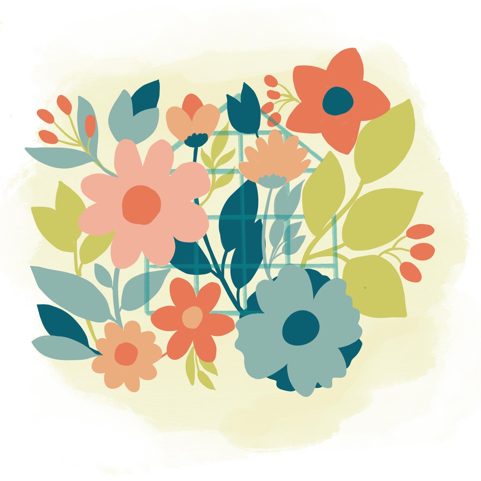 Huge flowers. Tiny greenhouse.! - image 2 - student project