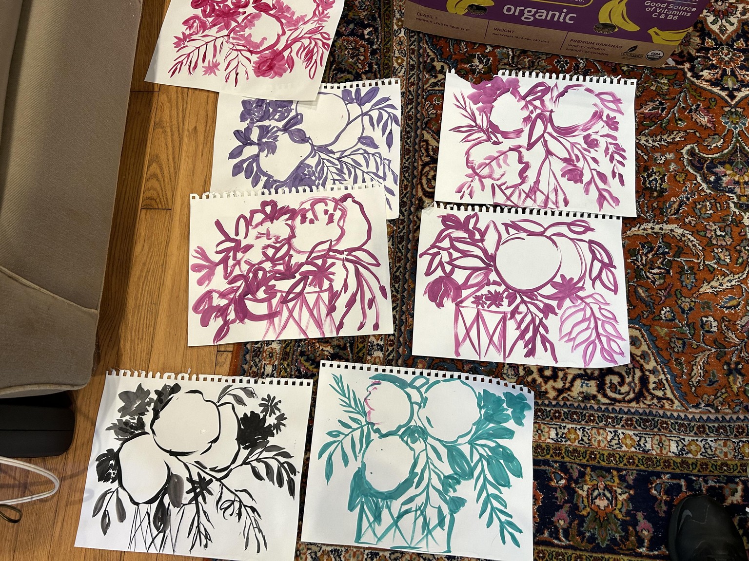 Loose florals - image 3 - student project