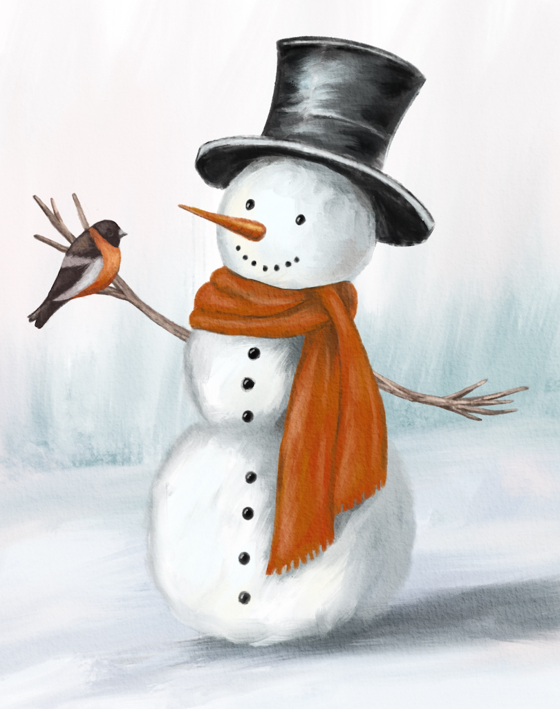 Snowman with a friend - image 1 - student project