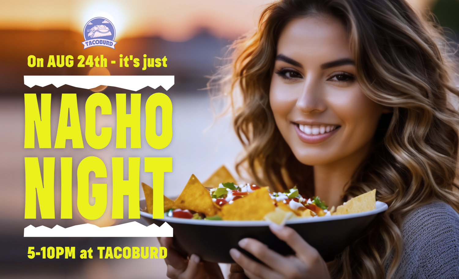 It's Just Nacho Night Postcard - image 1 - student project