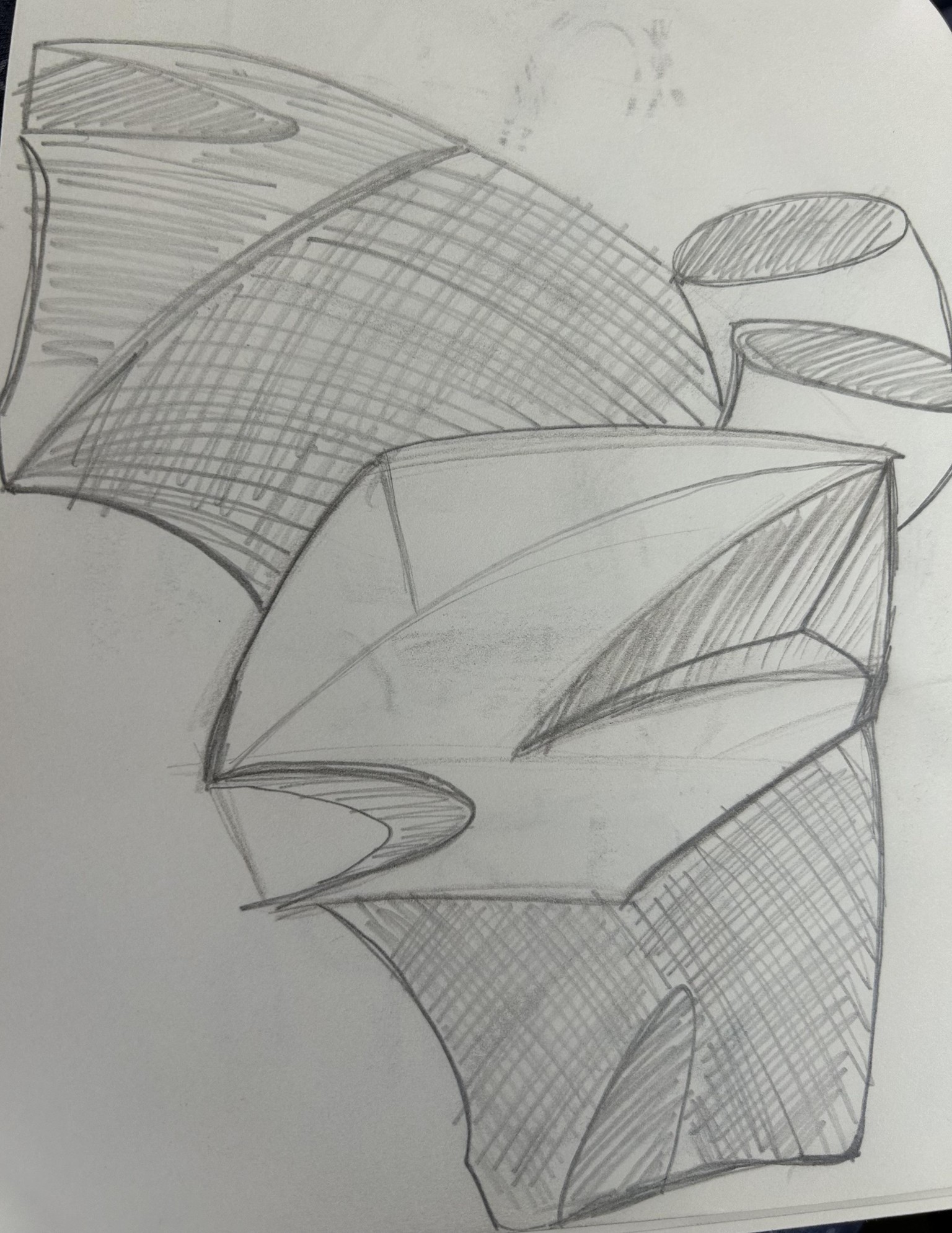 sketching process - image 1 - student project