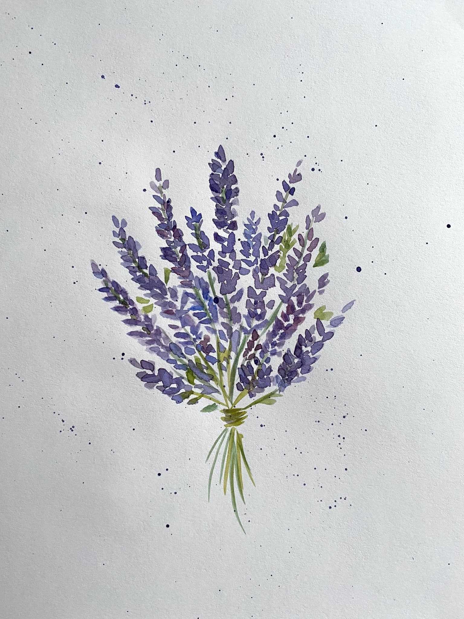 lavender and blue flowers - image 1 - student project