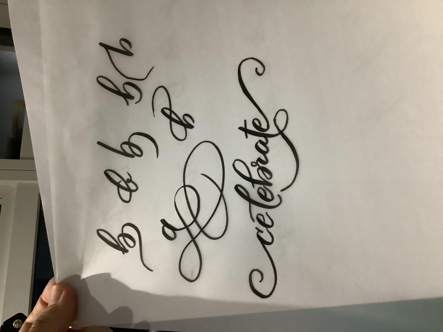 Flourishing lower letters practice - image 2 - student project