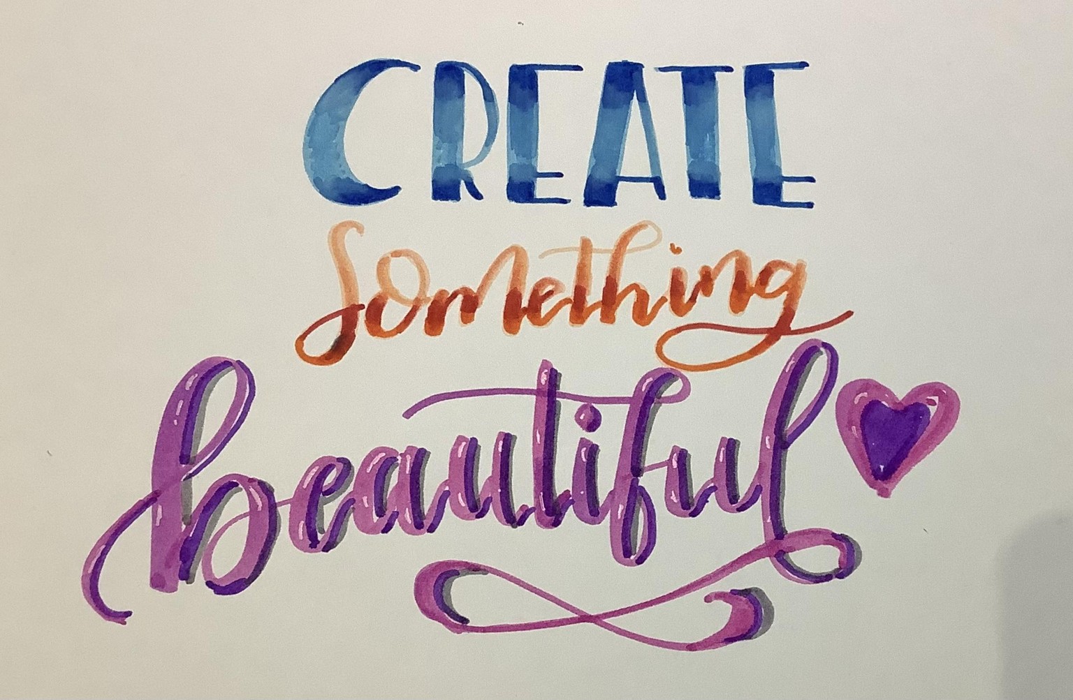 Lettering using markers - image 2 - student project