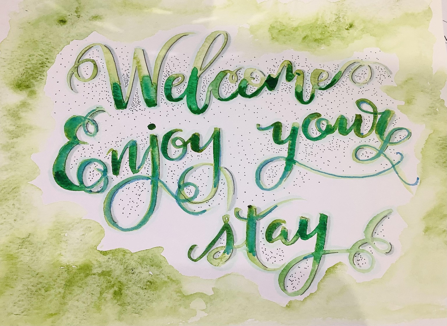 Flourishing lettering practice - image 1 - student project