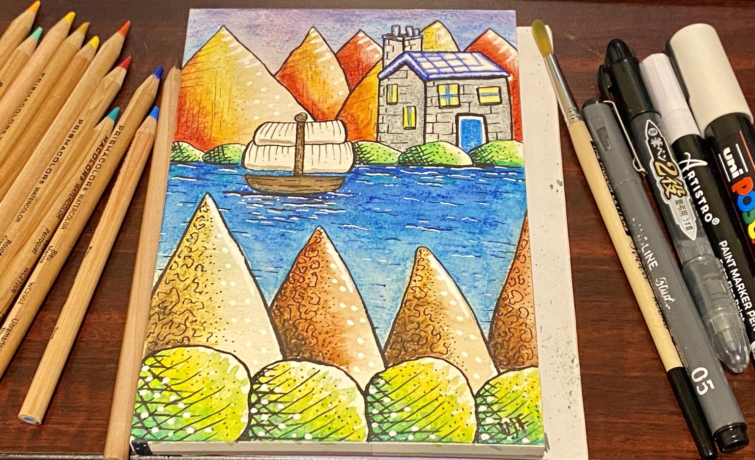 Watercolor Pencil Project - image 1 - student project