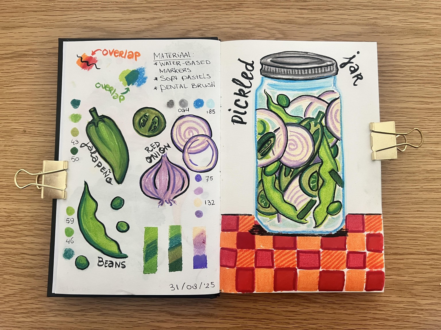 Pickled Jar Illustration - image 1 - student project