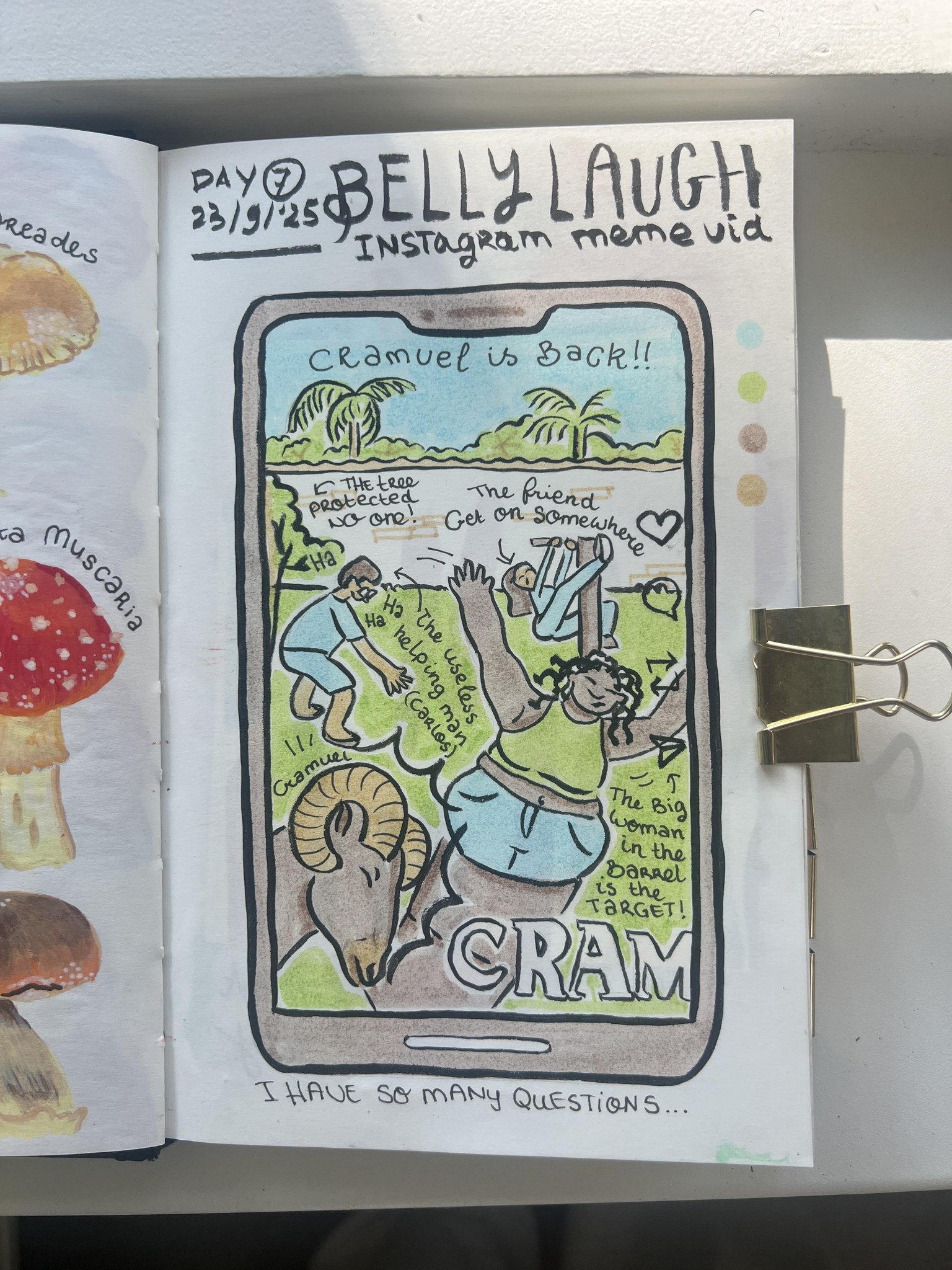 14 days of prompts II in water-based markers - image 6 - student project