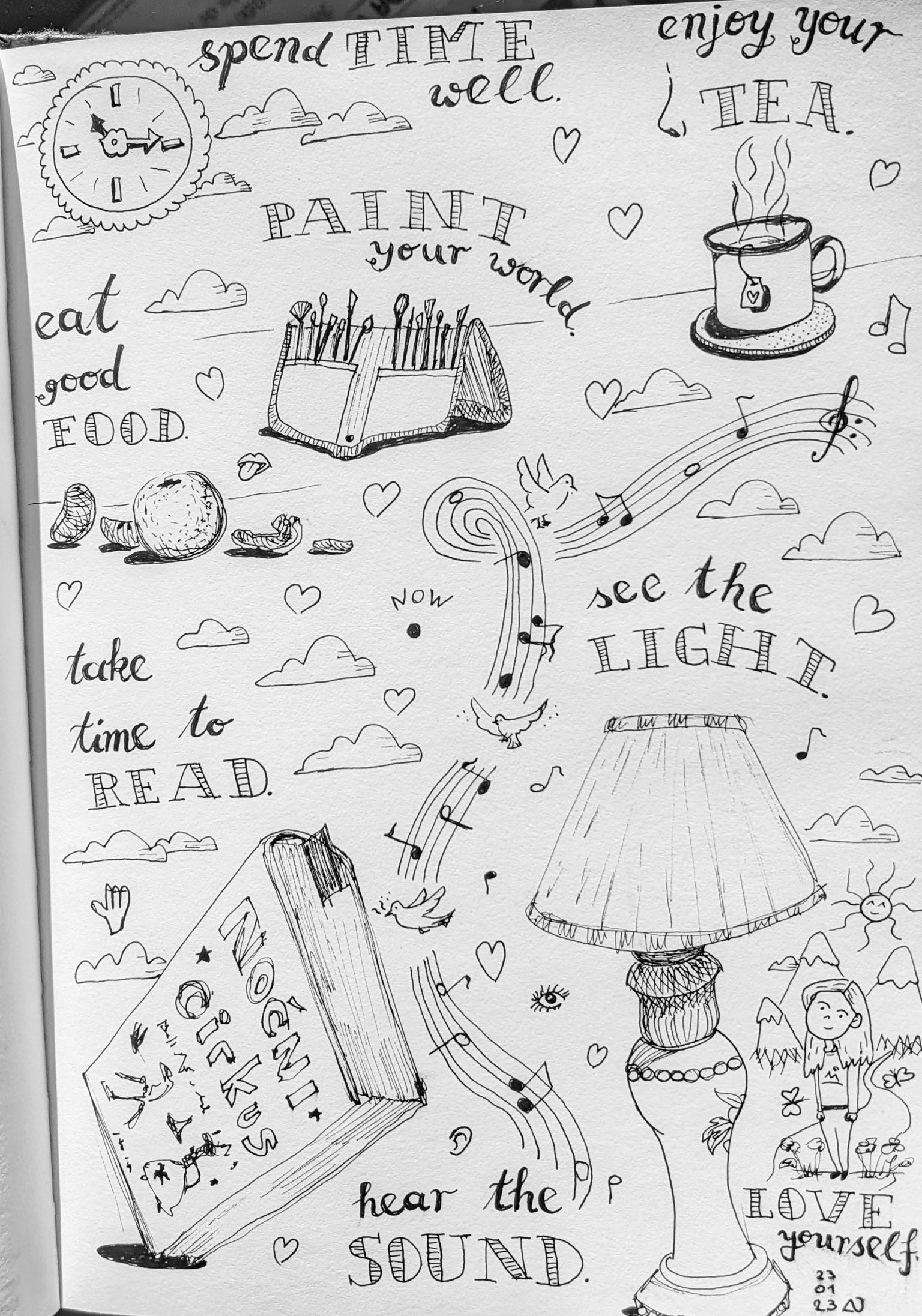 Mindful drawing - image 1 - student project