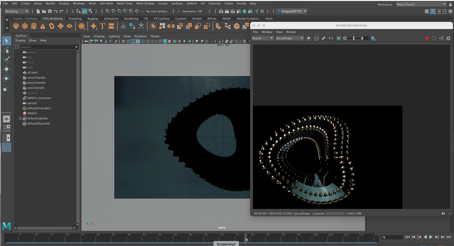 3d motion shape. - image 1 - student project