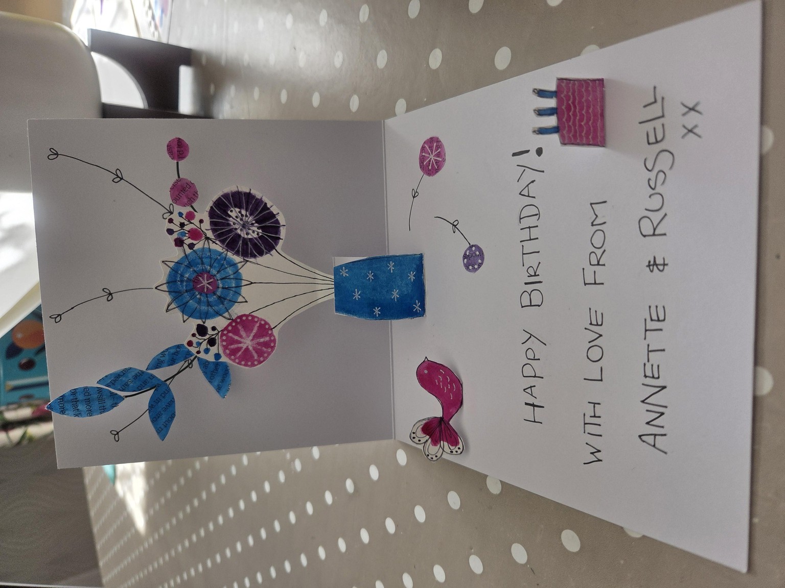 birthday card - image 1 - student project