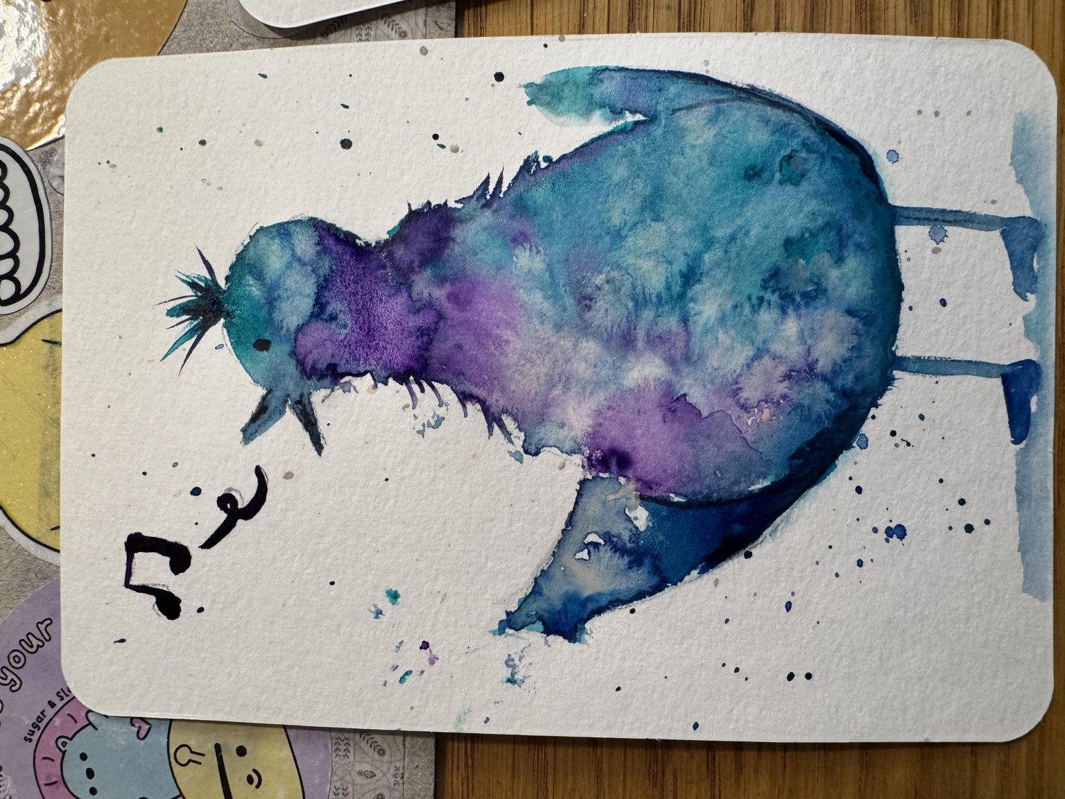 Watercolour Birds - image 1 - student project