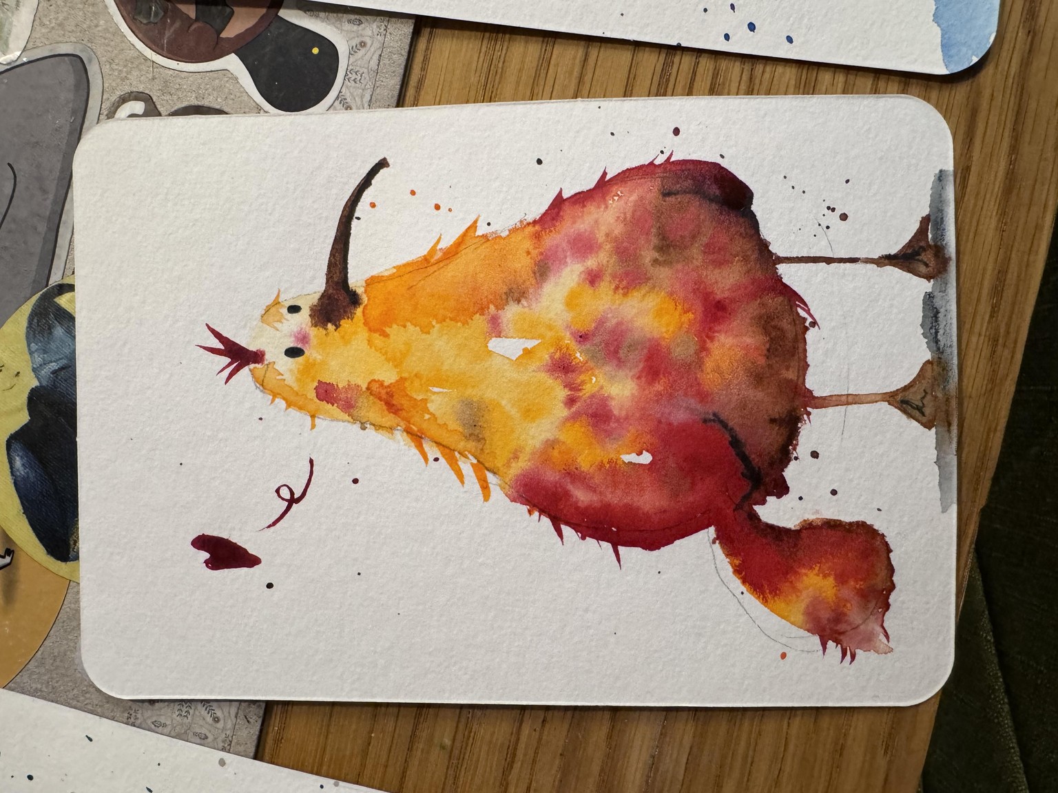 Watercolour Birds - image 2 - student project