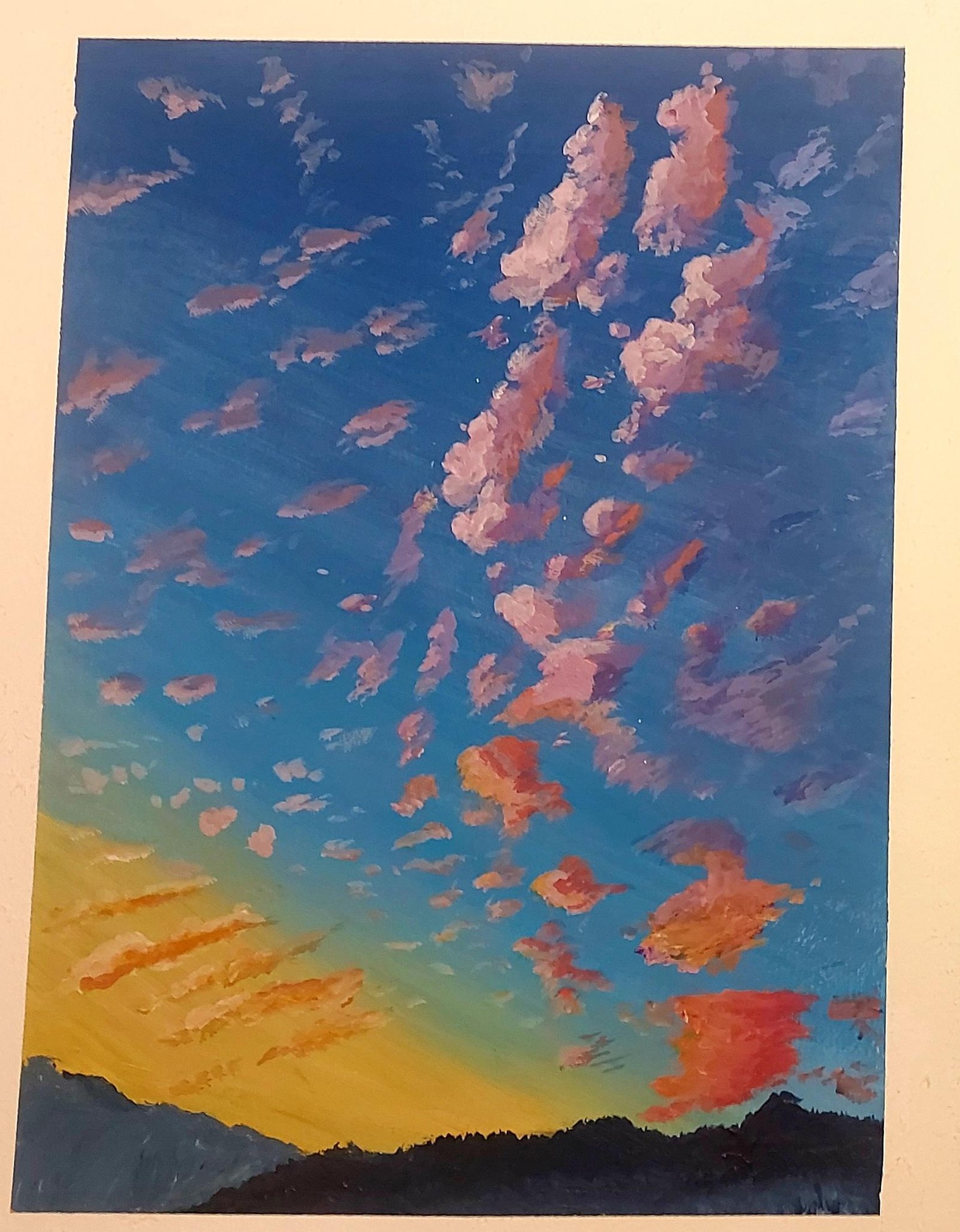 sunset clouds - image 1 - student project