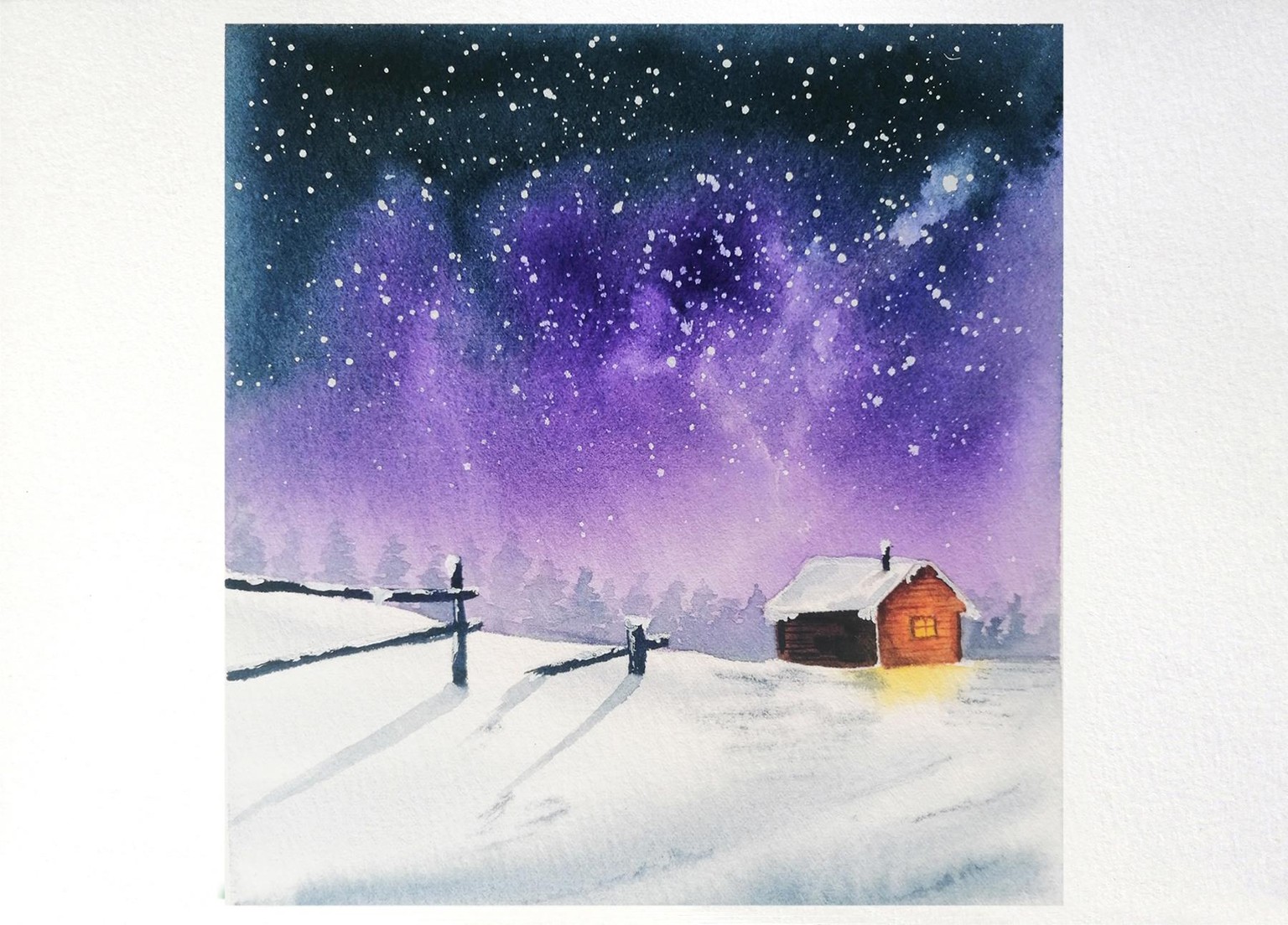 Watercolour Seasons - image 2 - student project