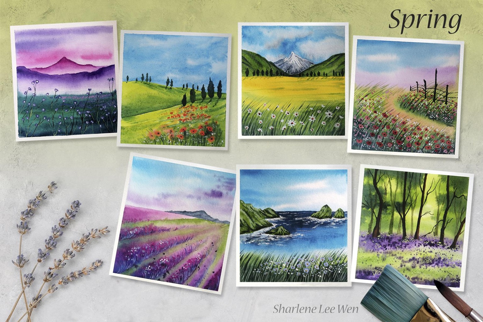Watercolour Seasons - image 25 - student project