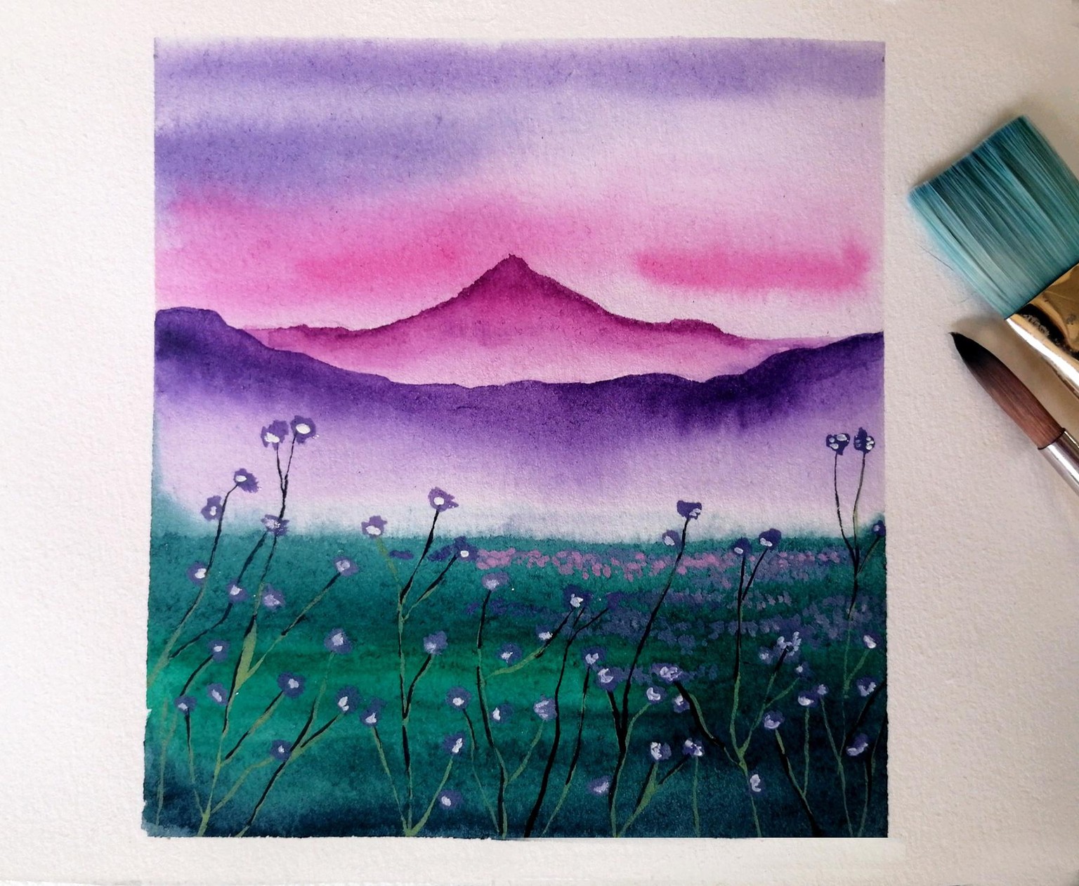Watercolour Seasons - image 26 - student project