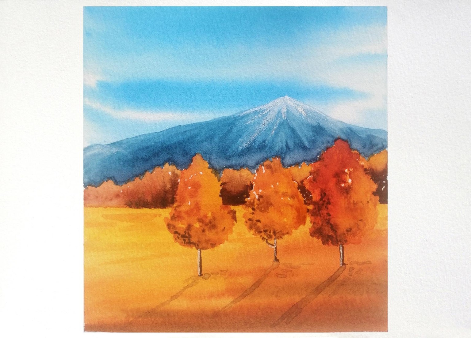 Watercolour Seasons - image 11 - student project