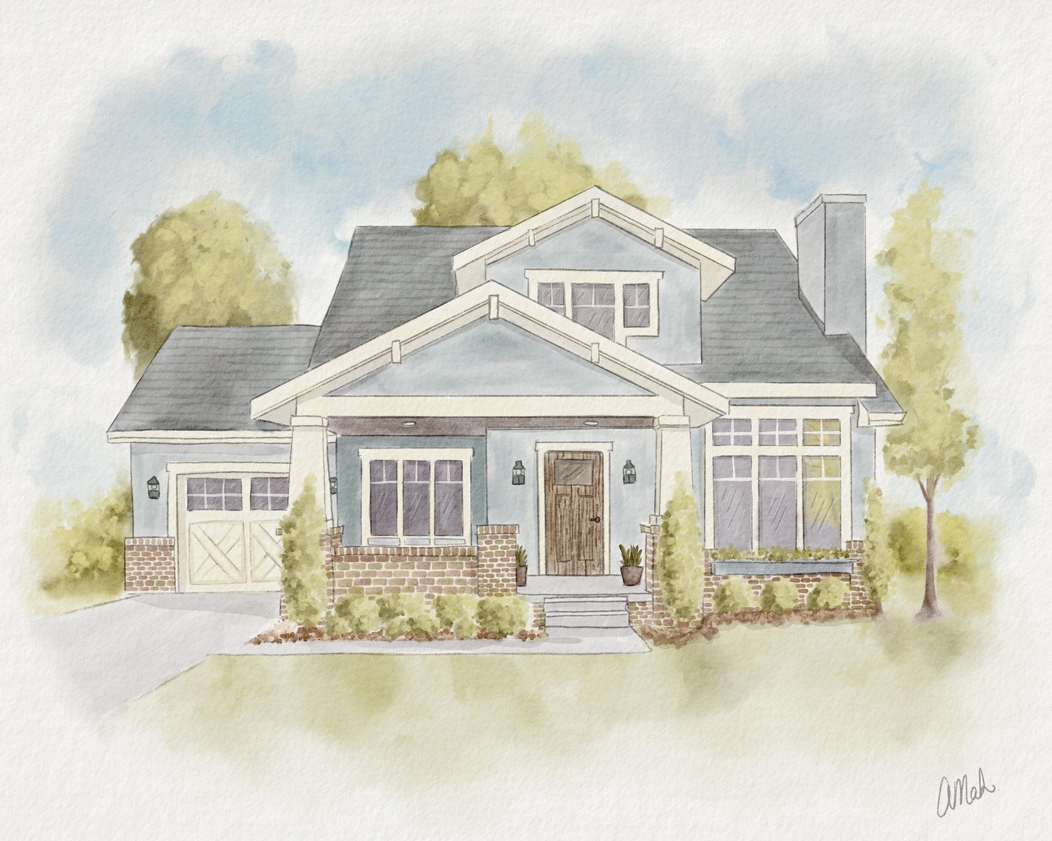 First house portrait - image 2 - student project