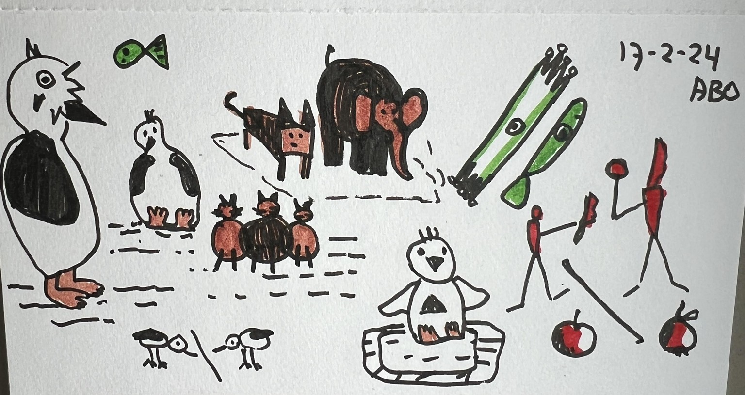 Doodles and fish - image 3 - student project
