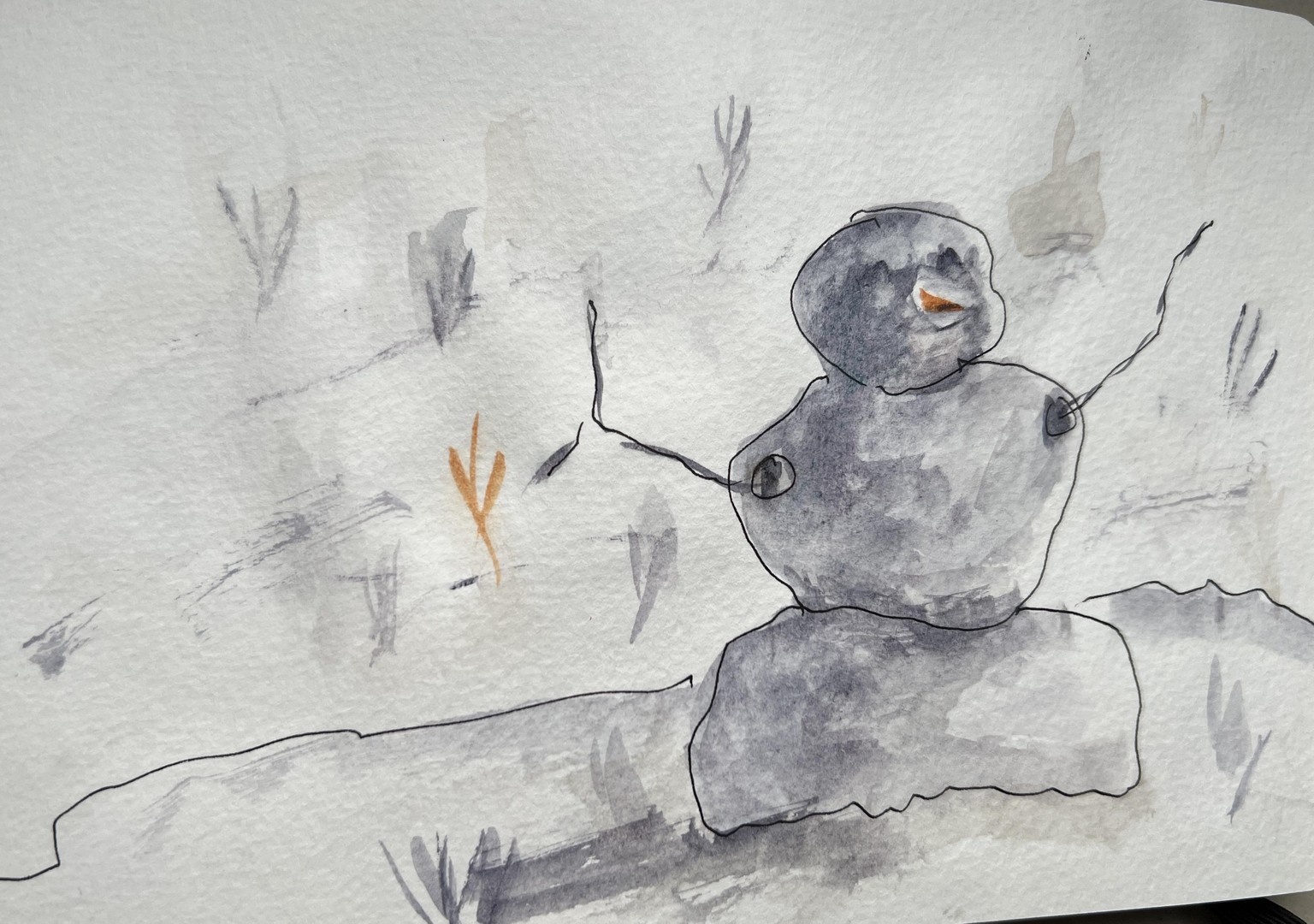 Snowy landscape - image 3 - student project