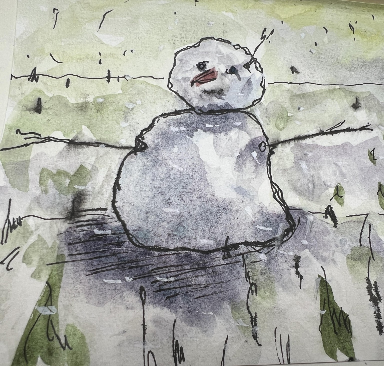 Snowy landscape - image 1 - student project