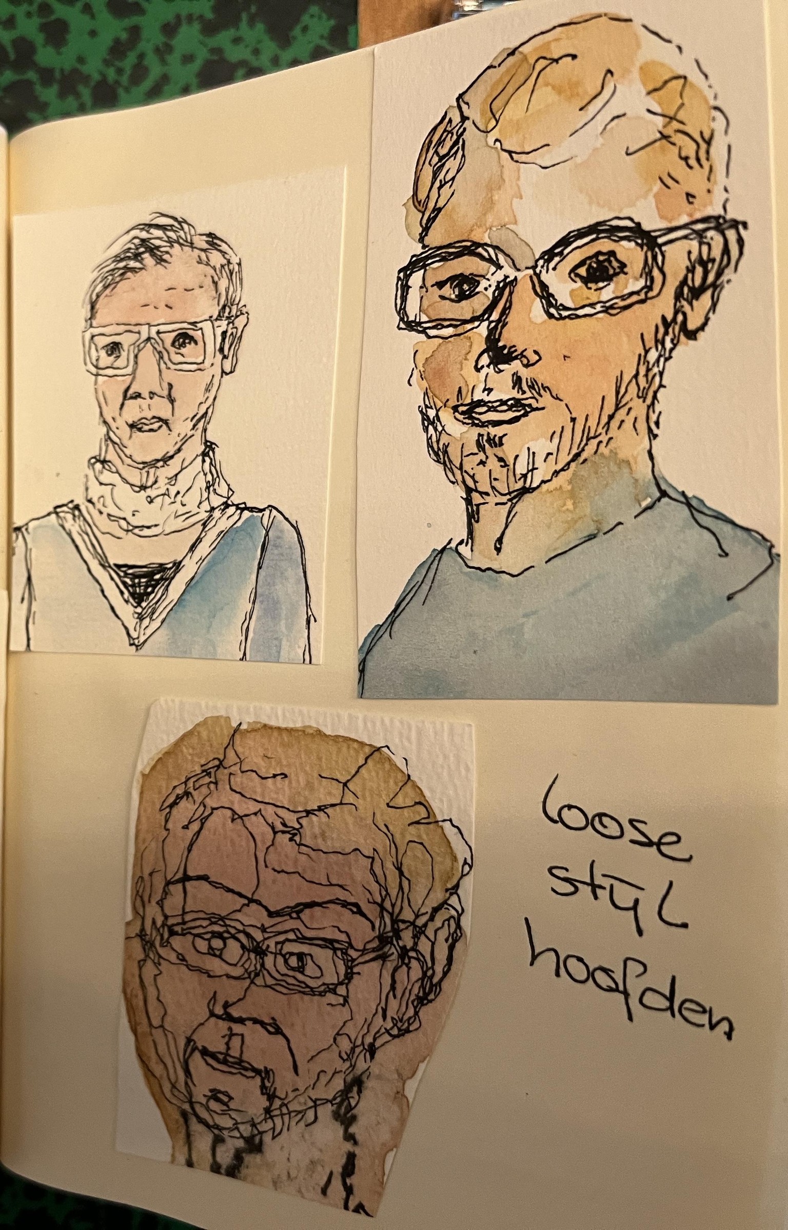 Loose heads portraits loose style - image 1 - student project