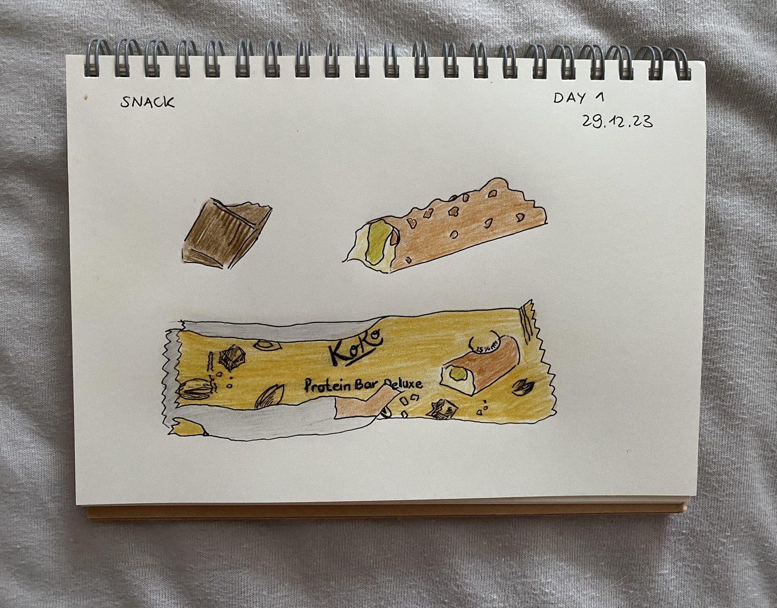 Daily food drawing practice - image 3 - student project
