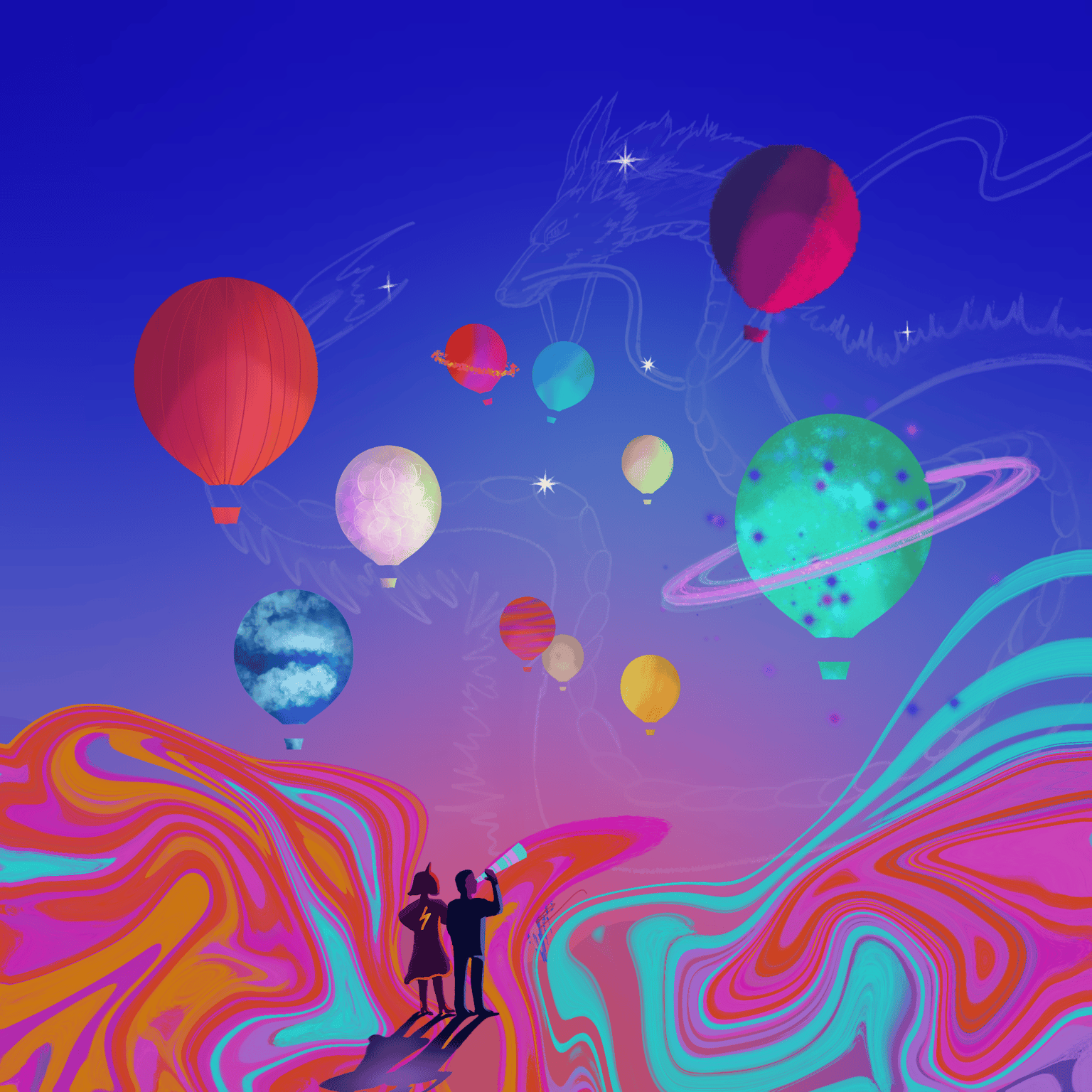 Psy Ballons - image 1 - student project