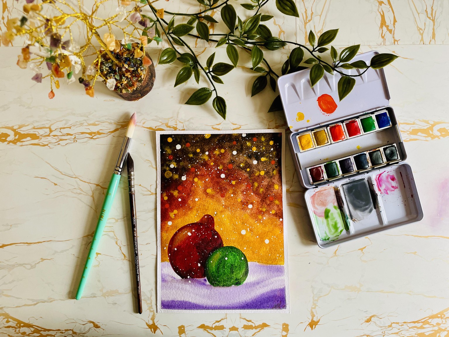 Whimsical Watercolour: Magical Christmas - image 11 - student project