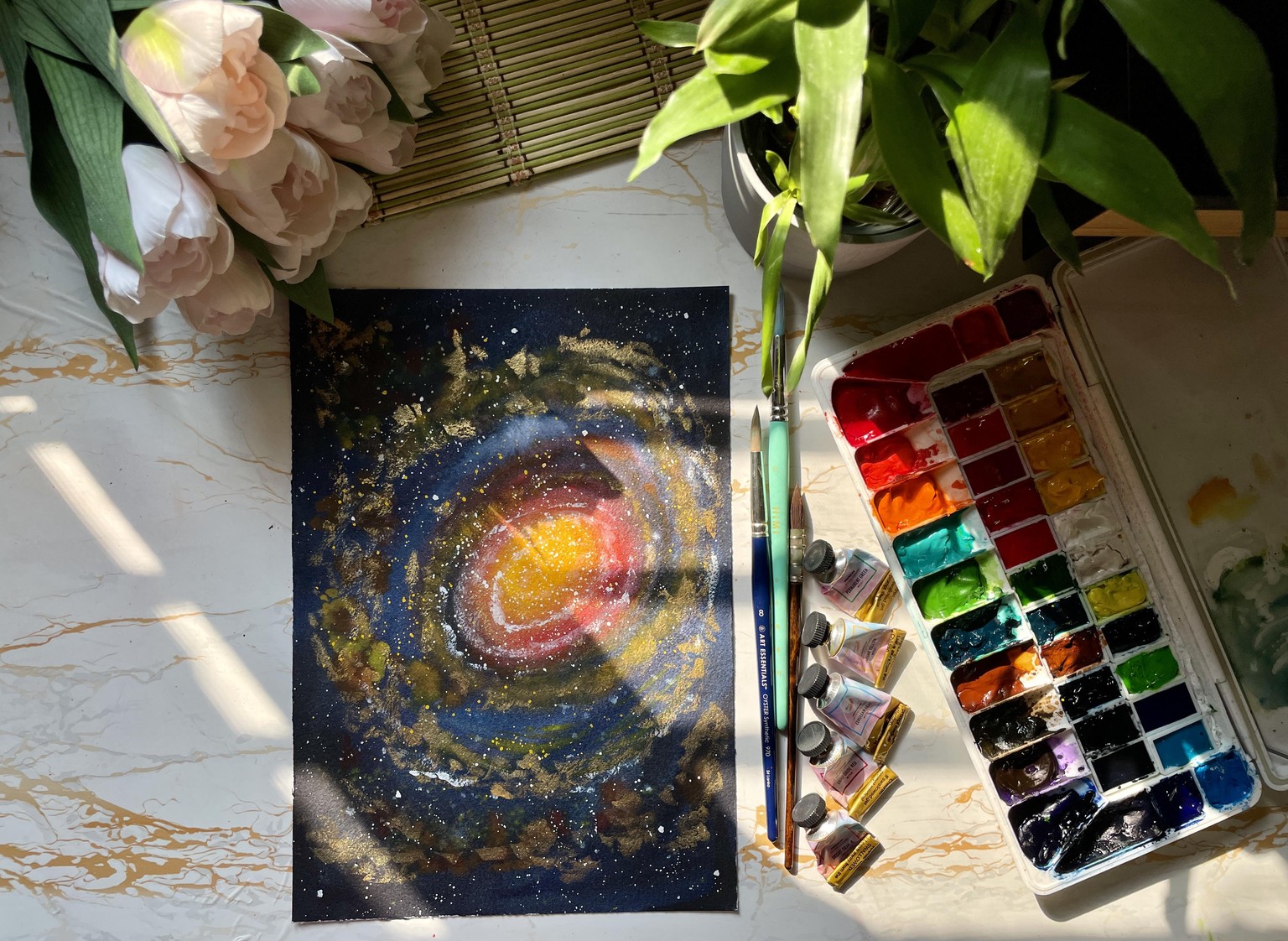 Cosmic Exploration: A 15 Day Journey Through Space with Watercolours - image 5 - student project