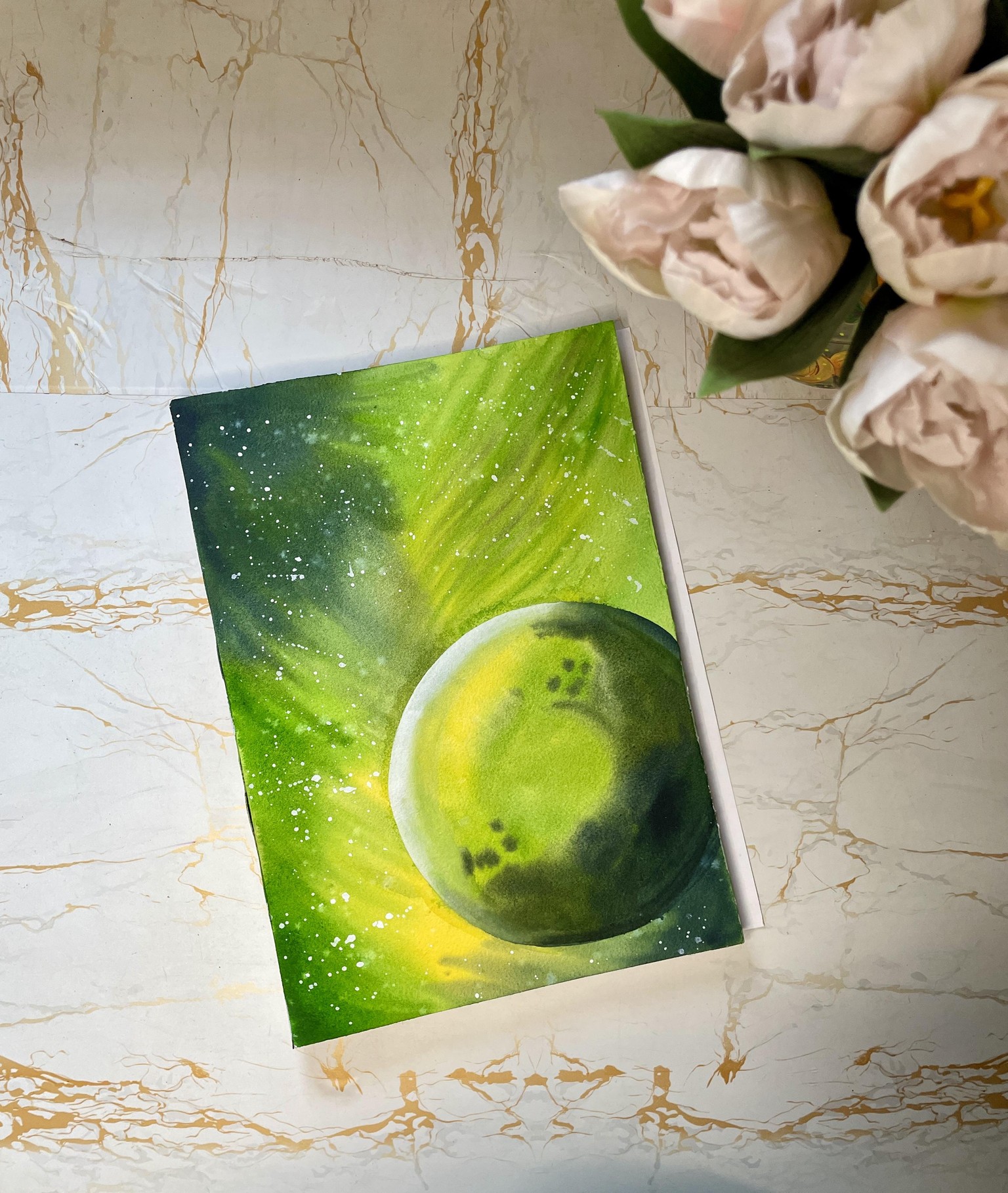Cosmic Exploration: A 15 Day Journey Through Space with Watercolours - image 14 - student project