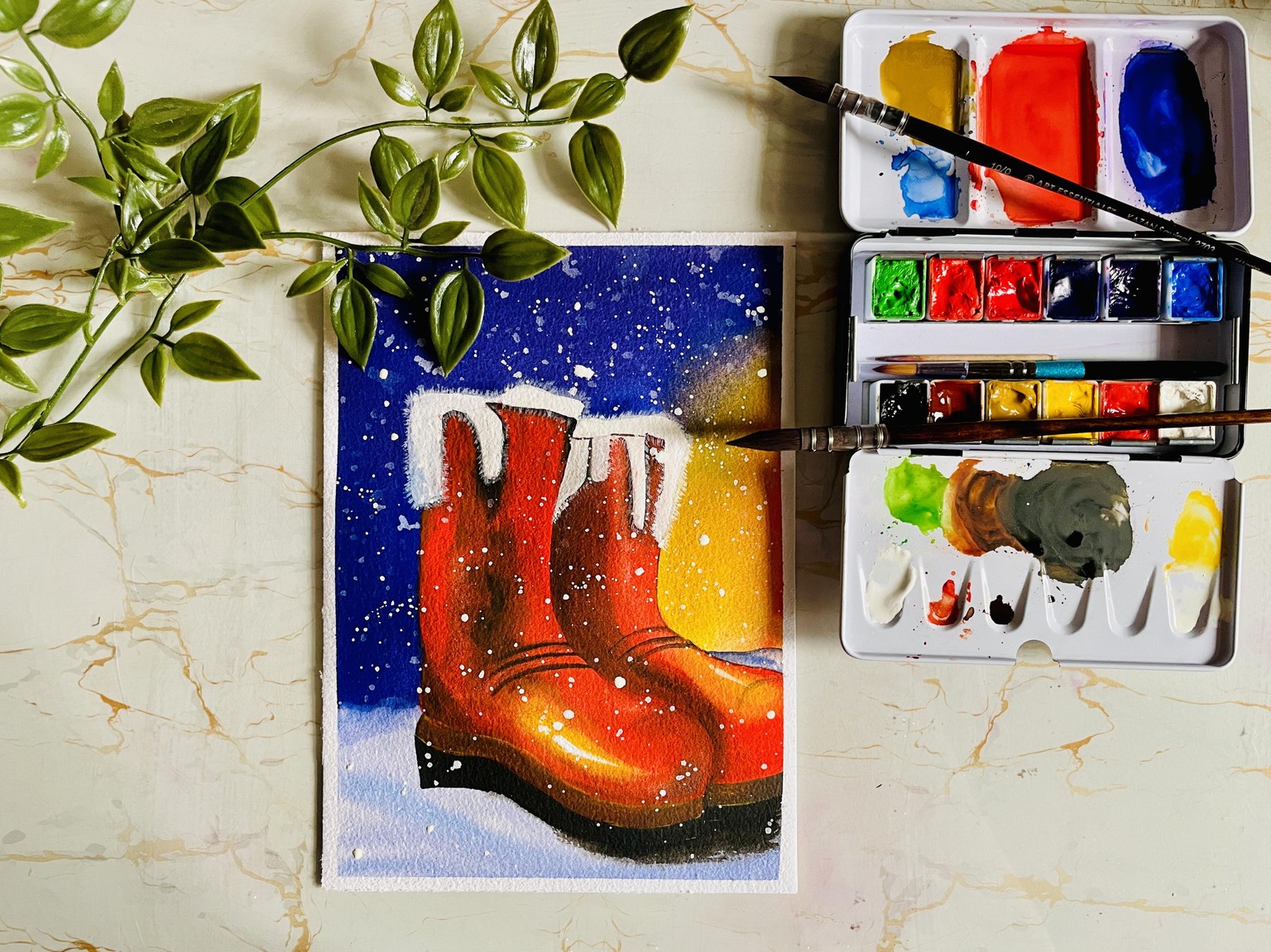 Whimsical Watercolour: Magical Christmas - image 14 - student project
