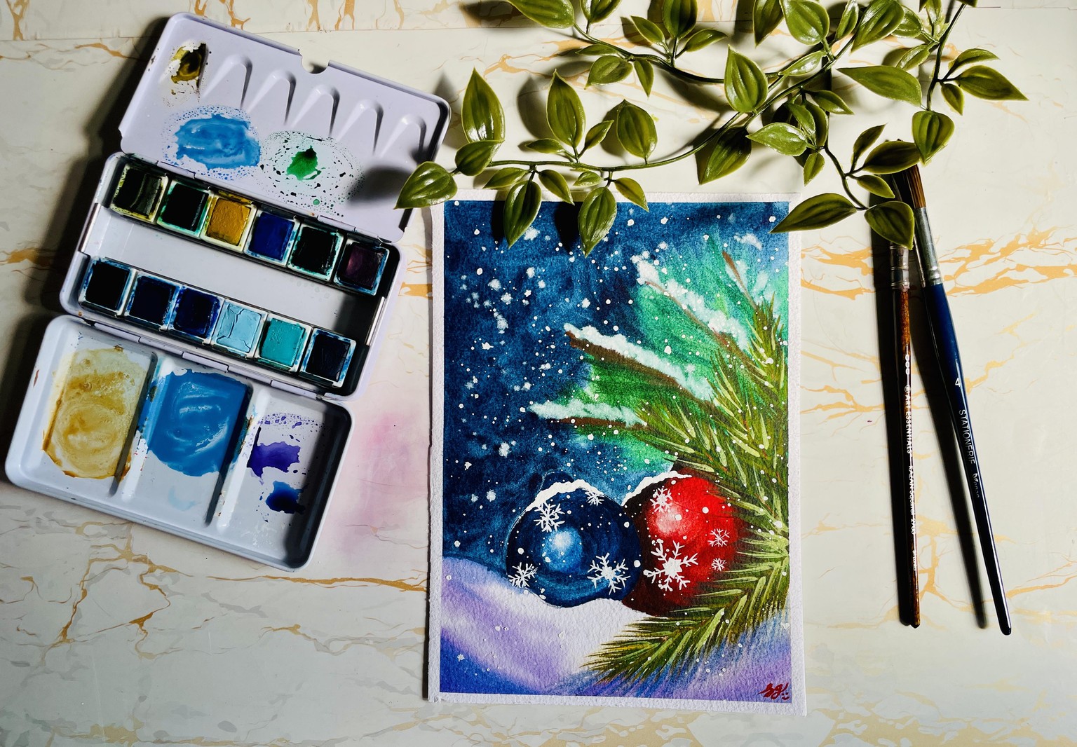 Whimsical Watercolour: Magical Christmas - image 9 - student project