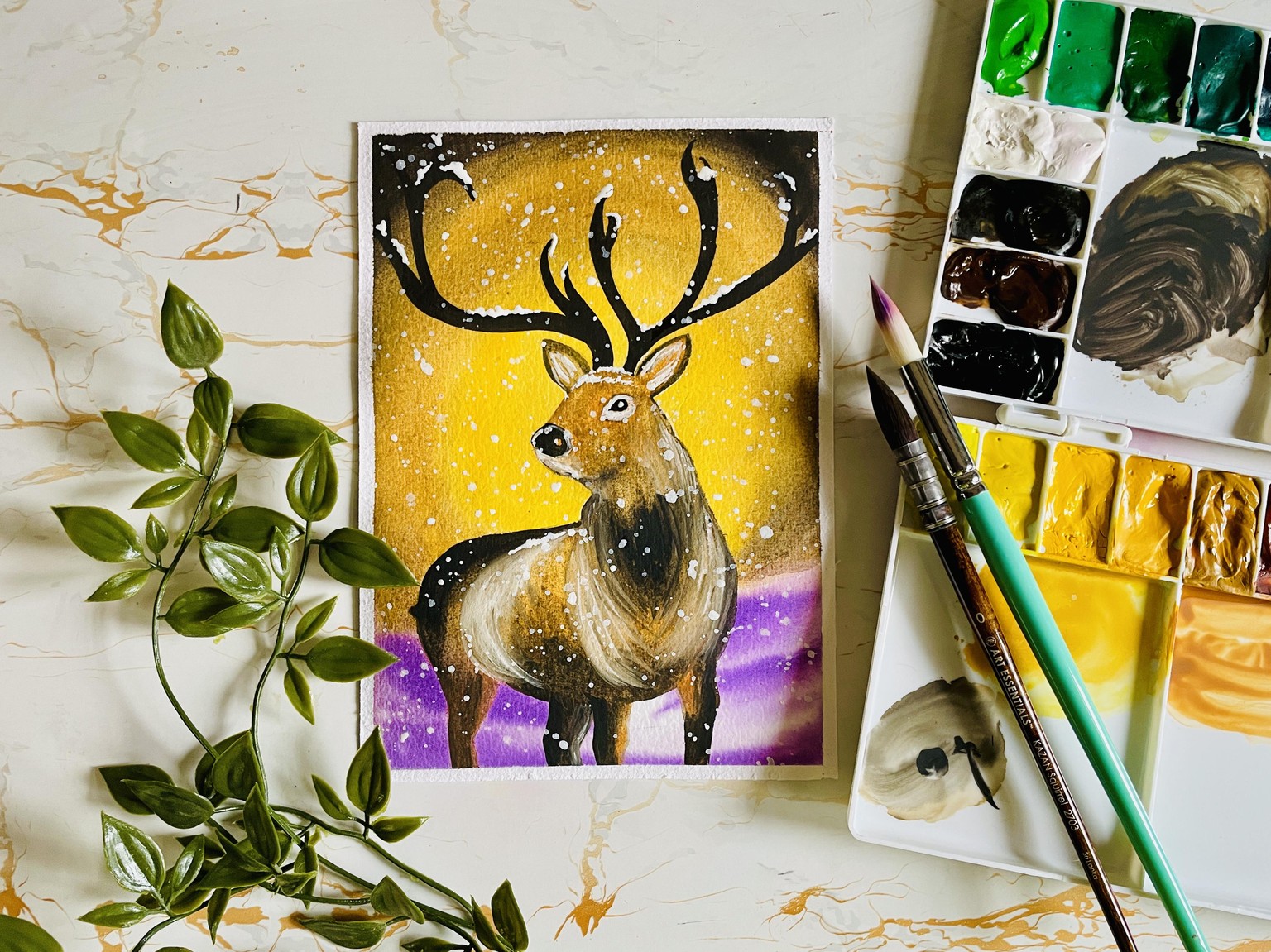 Whimsical Watercolour: Magical Christmas - image 13 - student project