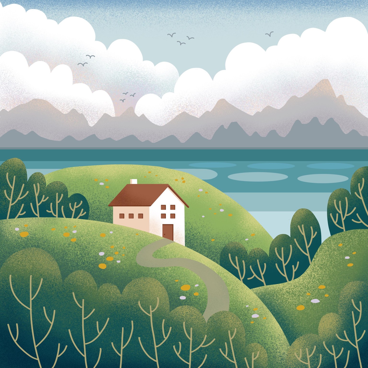 House on the hills - image 1 - student project