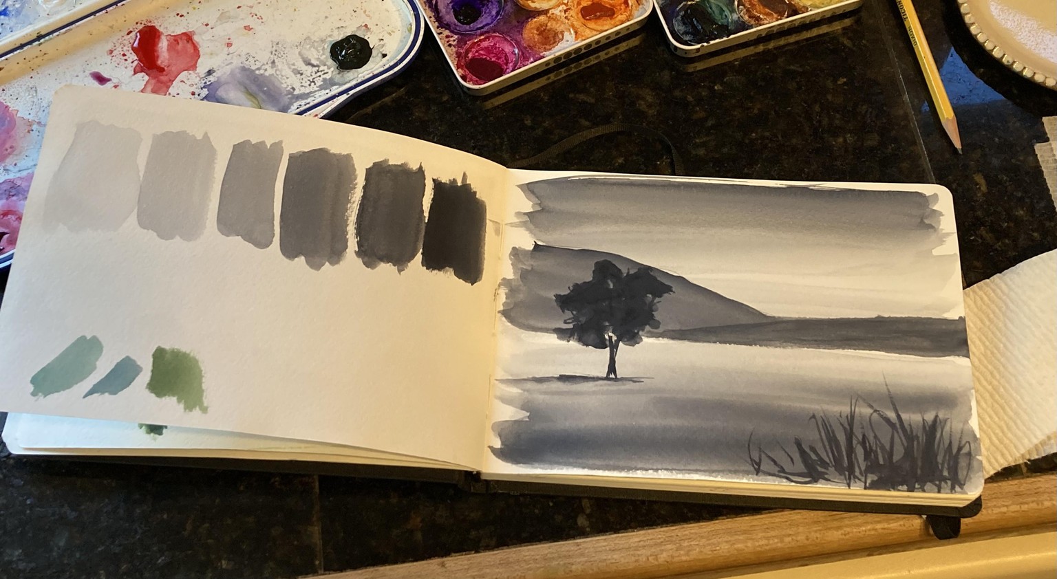 Tonal landscape practice - image 2 - student project