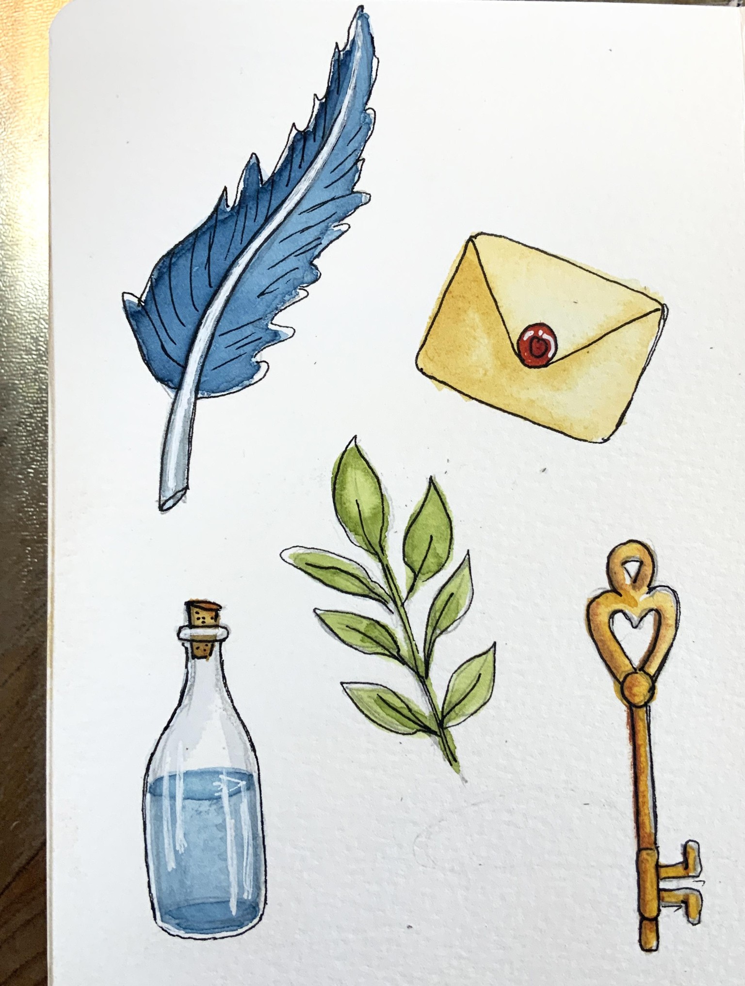 Watercolor Spot Illustrations - image 1 - student project