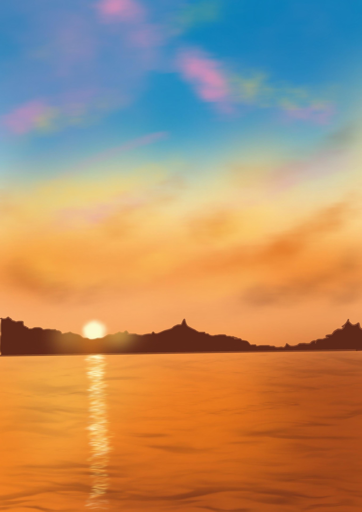 Procreate - Sunset - image 1 - student project