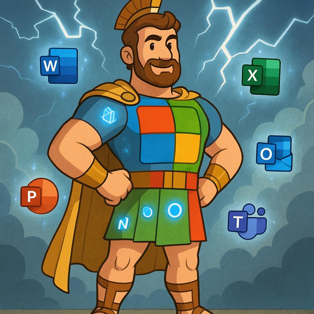 Microsoft 365 as a Greek mythological figure - image 2 - student project