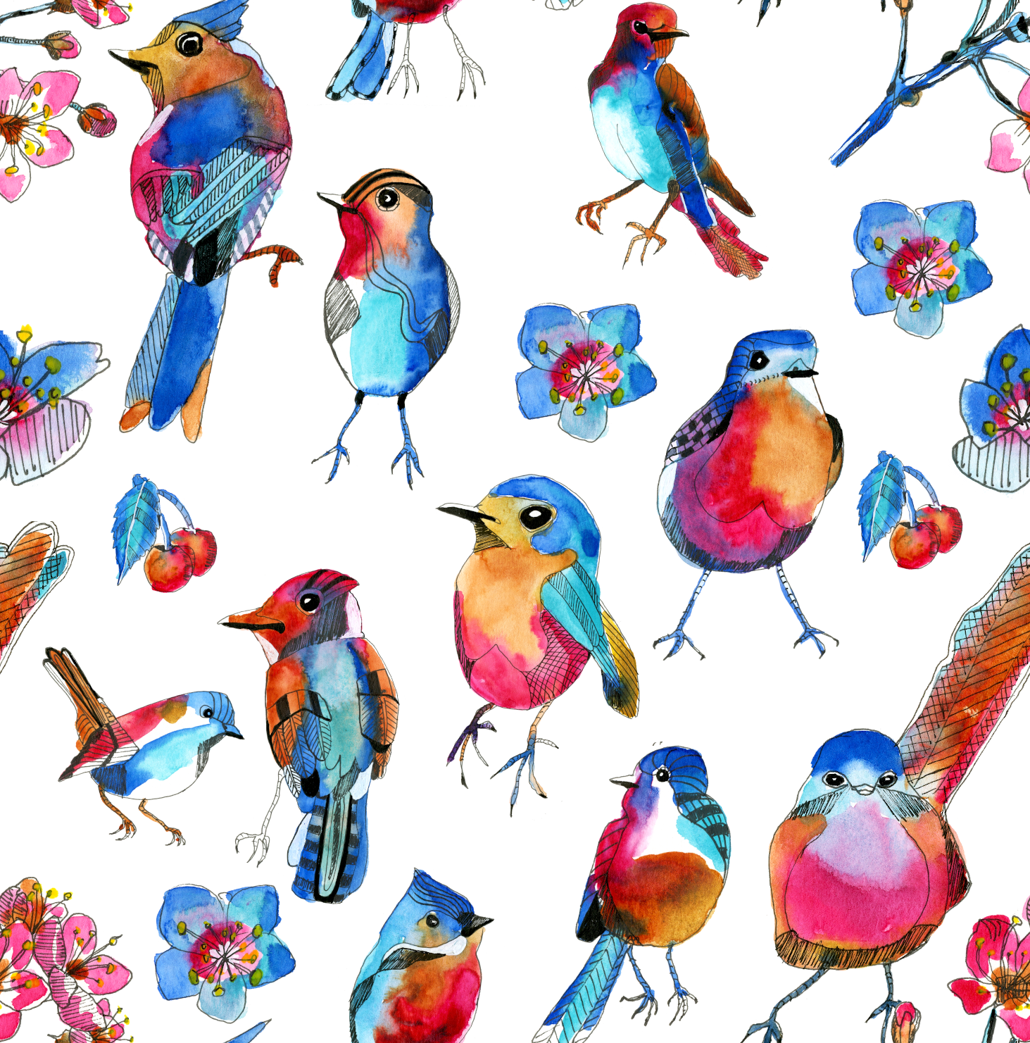 Spring birds - image 4 - student project