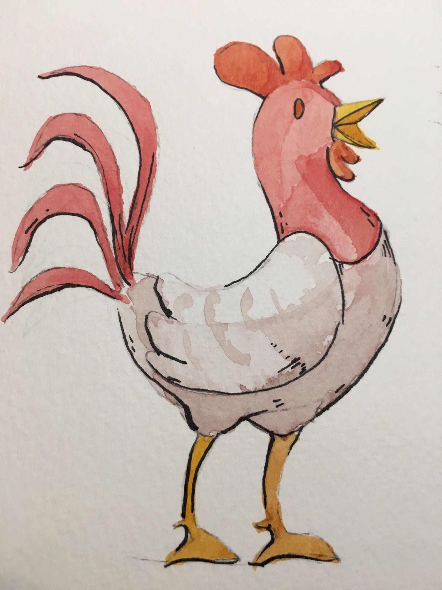 7 day watercolor challenge day 1 smiley horse - image 2 - student project