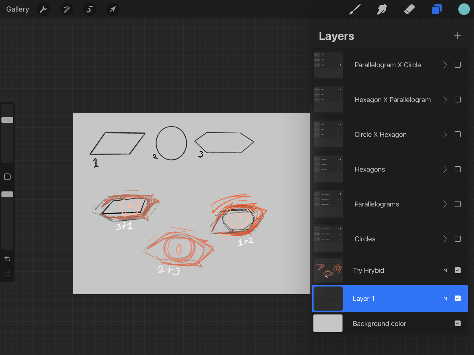 Different eye shapes - image 1 - student project