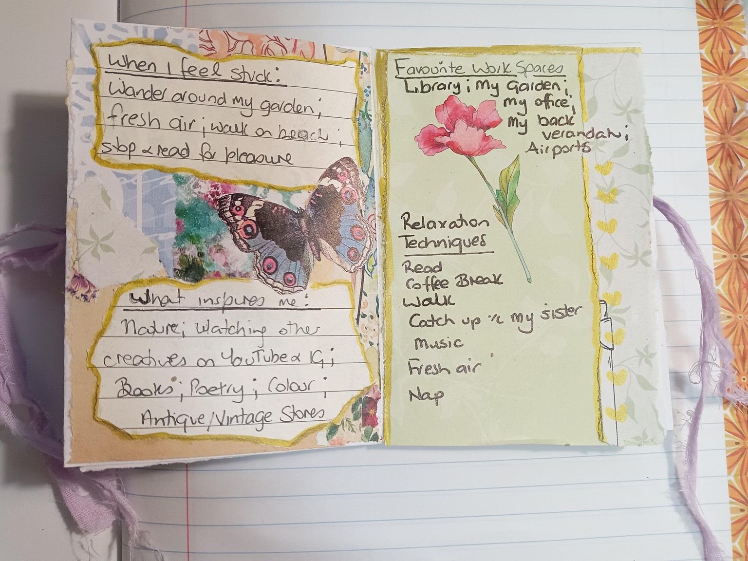 Tiny Creativity Flow Map Zine - image 3 - student project