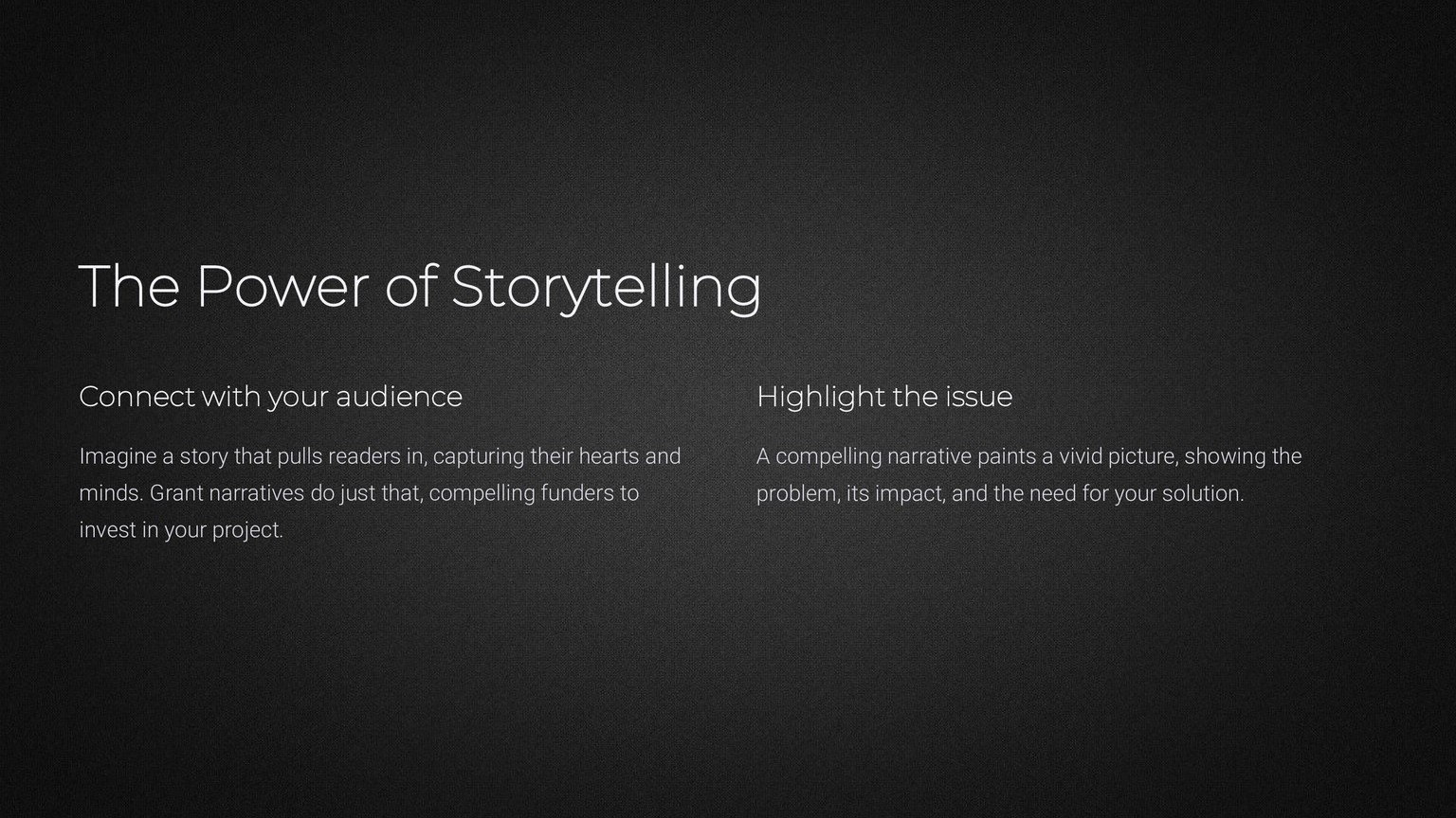 Grant Narrative Arc Mastering the Art of Persuasion - image 2 - student project